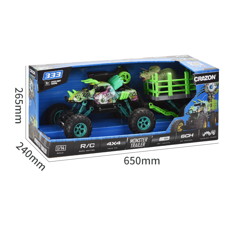 6輪 1/14 RC 4WD トラック 車 ラジコン 恐竜 トラクター| Alibaba.com
