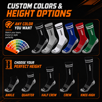 Chaussettes de sport pour hommes, chaussettes de basket-ball athlétiques, design personnalisé, chaussettes de sport confortables, respirantes, résistantes à la transpiration, chaussettes de sport personnalisées