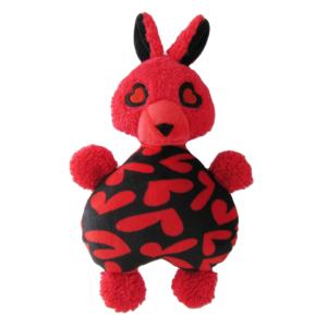 Giocattolo Morbido di Alta Qualità a Forma di Coniglio per Cani, Ecologico, Stile Cartone Animato, 28cm, in Poliestere e Cotone PP, Prezzo di Fabbrica, Prodotto per Animali Domestici - Product Image 4