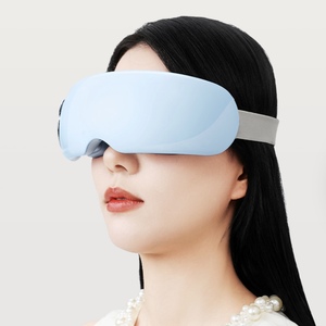 <span class=keywords><strong>Masseur</strong></span> oculaire multifonctionnel avec chaleur, musique, compression, têtes de massage en silicone souple, masque de sommeil réglable, appareil de massage - Product Image 1