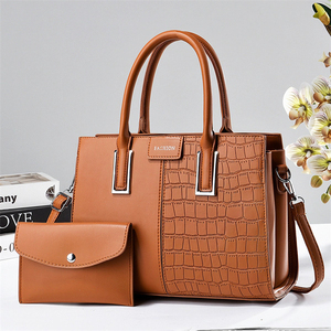 Set di Borse da Donna 2 in 1 di Lusso, Design Semplice, Etichetta Privata, Prezzo Conveniente, Vendita all'Ingrosso - Product Image 6