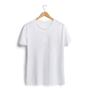 T-shirt à col rond de couleur unie Design personnalisé Jersey de haute qualité Tissu tissé à manches courtes Plus Size (4XL) Respirant Résistant à la chaleur - Product Image 3