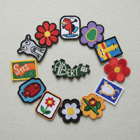 Badges de casquette brodés à la machine, badges de moral personnalisés brodés par ordinateur, écussons à dos en ruban pour brassard