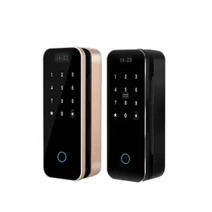 183*78mm Automatically open the fingerprint smart lock of the glass door