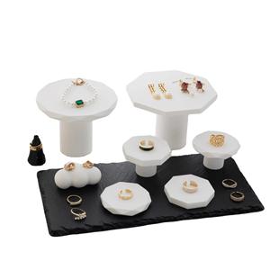 Exquisitos Accesorios Geométricos para Exhibición de Joyería, Accesorios Simples de Yeso para Exhibición de Joyería - Product Image 3