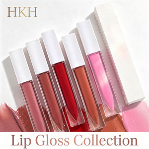 HKH Private Label OEM ODM Watery Mirror <b>Lip</b> <b>Gloss</b> High Shine Moisturizing Long Lasting Custom Logo Custom Makeup Cosmetic - Product Image 1