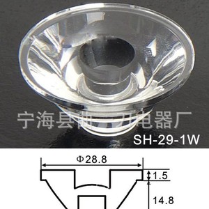 Led Lens 24mm Diameter 3535 Chip 20 Degree Beam Angle Round Shape Pmma Material High Transmittance For Stage Light Wall <b>Washer</b> - Product Image 5
