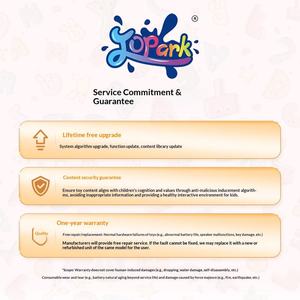 Jouet en peluche intelligent Jopark AI, lapin mignon interactif pour l'éducation précoce, avec fonction <span class=keywords><strong>de</strong></span> dialogue, unisexe, idéal pour un anniversaire - Product Image 6