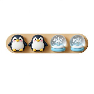 Clip Organizzatori Cavi Pieghevoli Autoadesivi Kawaii in Silicone Flessibile per Scrivania, Tavolo, Auto e Ufficio Domestico - Product Image 2