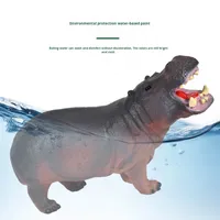 Grand modèle d'animal artificiel en plastique souple Ornements de ferme sauvage Jouet pour enfants Science Education Vinyle Statique Solide Frozen JQ
