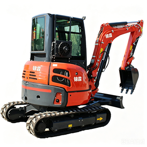 <span class=keywords><strong>Mini</strong></span>-excavatrice certifiée EPA de 3,5 tonnes pour moteur diesel, chenilles hydrauliques <span class=keywords><strong>en</strong></span> caoutchouc, protection de la pelouse, cabine fermée, climatisation, zéro déplacement - Product Image 3