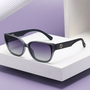 Lunettes de soleil Lucky Brand Cat Eye pour femmes, monture noire en PC, lentille TAC, protection UV400, design quadrilatéral - Product Image 5