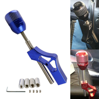 Kit d'extension de levier de vitesses en aluminium multicolore CNC, levier de vitesses court manuel, hauteur réglable, universel pour course automobile