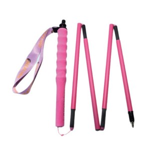 Bastones de Senderismo Curativos de Fibra de Carbono, Plegables en 3 Secciones, Color Rosa, para Caminatas al Aire Libre - Product Image 5