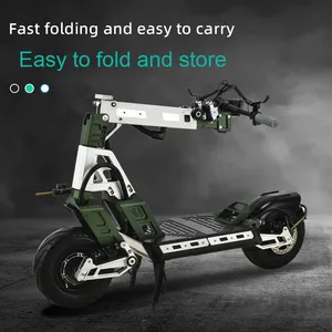 Độc quyền 3000W công suất cao gấp xe điện M1 Tuổi thọ pin dài người lớn off-road di động 100kg tối đa có sẵn ở nước ngoài - Product Image 2