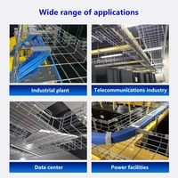 Panier en fil de fer galvanisé 600x100mm pour support de rack de serveur