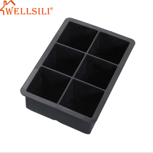 Vente flash - Bac à glaçons en silicone <span class=keywords><strong>de</strong></span> qualité alimentaire, écologique, compatible lave-vaisselle, 6 compartiments, pour <span class=keywords><strong>whisky</strong></span> - Product Image 4