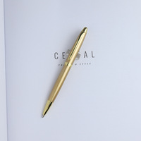 Stylo à bille en métal rotatif de haut niveau d'affaires boîte-cadeau publicité stylo à huile moyen haut de gamme stylo Signature d'hôtel