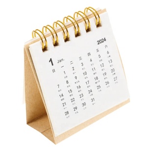 2024 Recyclable Cardboard Office <strong>Calendar</strong> Personalizable Paperboard <strong>Printing</strong> for Table Decoration or Use As a <strong>Desk</strong> <strong>Calendar</strong> - Product Image 1