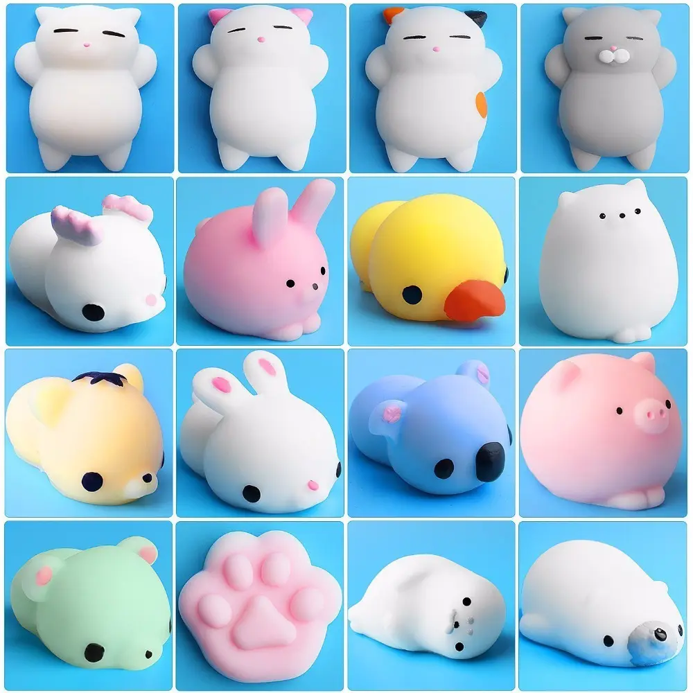 Squishy Toy Cute Animal Antistress Ball Squeeze Mochi Rising Abreact Soft Sticky Squishi Stress Relief Toys Funny Gift