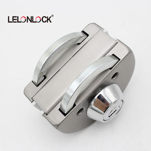 Cerradura comercial de acero inoxidable para puerta doble de vidrio templado sin marco para oficina/entrada de tienda minorista - Product Image 3