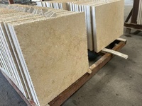 Dalles de pavage en pierre calcaire beige, motif français, dalles de sol en pierre naturelle, pour extérieur, intérieur, patio, jardin, projet moderne personnalisé