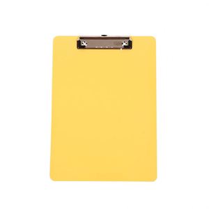 Porte-documents à clip bas profil en plastique coloré format A4 standard, personnalisable avec logo imprimé, vente en gros - Product Image 4