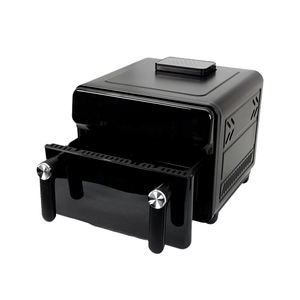 Friteuse à air électrique écologique antiadhésive avec double chauffage, panneau tactile lisse, chauffe rapidement, capacité familiale et chambre en métal durable - Product Image 3