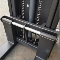 Gerbeur à conducteur marchant 1,2 tonne, hauteur de levage 2 m, direction EPS, pneus en polyuréthane, semi-électrique pour la fabrication industrielle, qualité supérieure