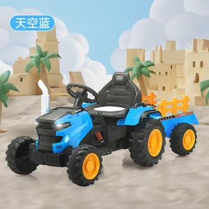 Trattore Telecomandato 2.4G con Bluetooth e Rimorchio Staccabile, <span class=keywords><strong>Batteria</strong></span> 12V, Doppi Motori, Multifunzionale - Product Image 2