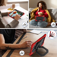 Lenovo Idea Tab Pro Gen 2 TB390 13'' 2026 için Sağlam Tablet Kılıfı, 360 Derece Dönebilen Stand, El ve Omuz Askısı, Kalem Tutucu, 13 İnç Kılıf