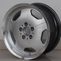Flrocky Machine Face 16 17 18 pouces jantes noires 5 trous Rines roue en alliage de voiture en aluminium pour les autres roues