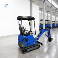 Livraison Gratuite Porte-à-Porte Mini-Excavatrice sur Chenilles 1.8T 2T 2.5T avec Pouce Hydraulique et Commande Pilote Kubota EPA CE