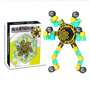 Juguete Antiestrés Creativo Transformable, Robot Fidget Spinner, Juguete Sensorial para Aliviar el Estrés, Spinner de Dedos Transformable - Product Image 6