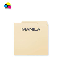 Carpeta de Archivo de Papel Manila Impresa con UV, Tamaño Carta, 11pt, con 3 Bolsillos de Diferentes Tamaños (1/2, 1/3, 1/5) y Pestañas Cortadas para Uso en Oficina/Escuela/Juzgados