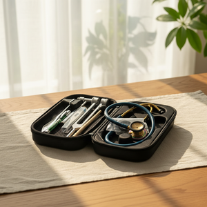 Ensemble de stéthoscopes classiques High Acoustic Classic III, stéthoscope médical portable à double fréquence avec étui de rangement, diagnostic pour médecins et infirmières - Product Image 6