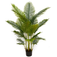 Fleurs décoratives, couronnes et plantes artificielles, palmier Areca en pot, plantes de palmier artificielles, décoration pour événements, Noël, mariage, anniversaire