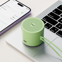 EWA/A127Mini haut-parleur métallique sans fil BT 5.0, Portable, haute qualité sonore, son Surround Super lourd à 360 degrés, micro intégré