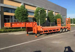 ZHONGSHENGTIANQI Remorque de camion commerciale Lowboy/Lowbed à vendre 40T Charge utile Shandong Origin 9590x2550x3995mm - Product Image 5