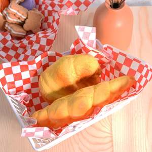 RTS 12" 12" Custom Printed Food Grade Greaseproof <b>Craft</b> <b>Paper</b> Single-Side Coated PE Burger Bread Sandwiches Sushi - Product Image 2