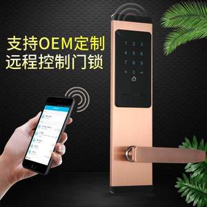 Serrure intelligente Tongtong 2020 avec application par mot de passe, pour porte en bois, avec lecteur de carte et clé mécanique - Product Image 4