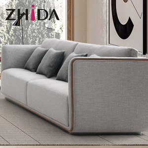 ZHIDA stile nordico luce grigio tessuto divano accogliente elegante casa <span class=keywords><strong>essenziale</strong></span> - Product Image 2