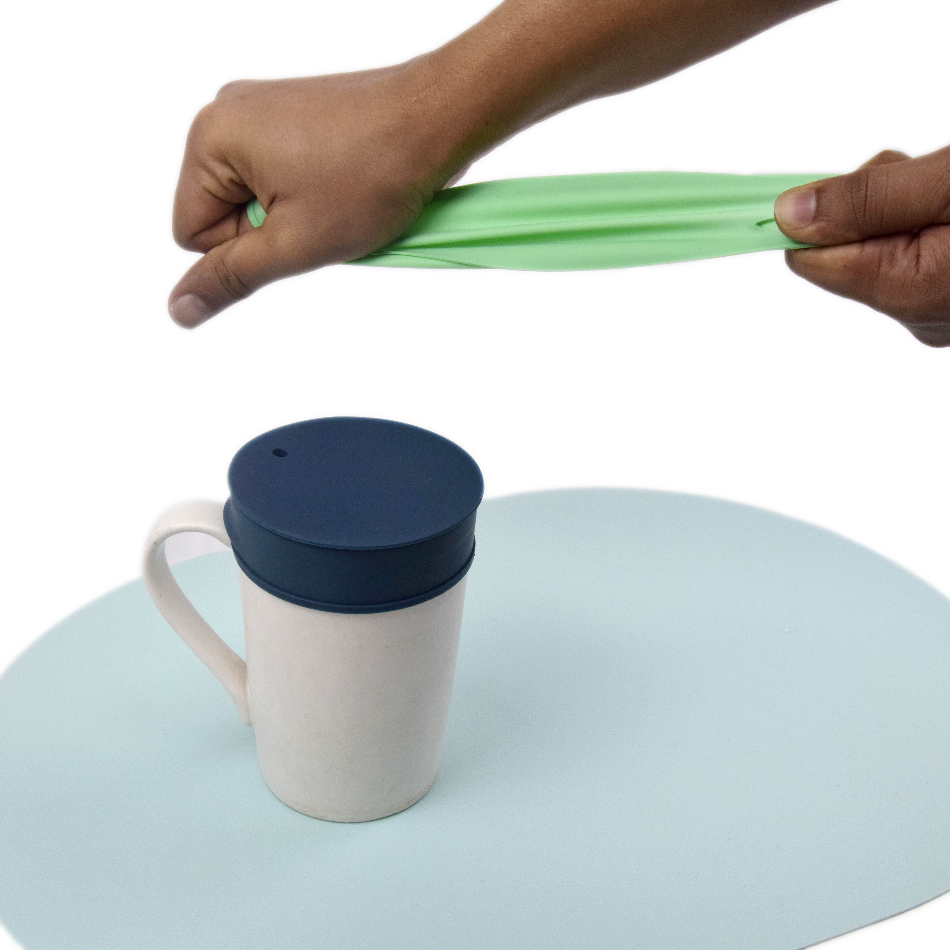 Couvercle de tasse à cocktail en silicone couvercle de tasse à vin extensible pour bars couvercle en silicone