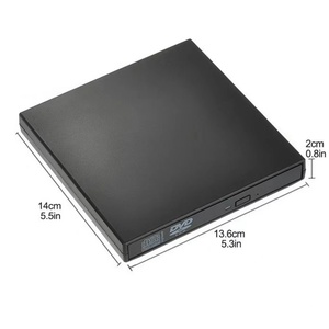 <span class=keywords><strong>Lecteur</strong></span> <span class=keywords><strong>DVD</strong></span>/CD <span class=keywords><strong>externe</strong></span> USB avec cache de 2 Mo, <span class=keywords><strong>lecteur</strong></span> optique portable pour ordinateur portable - Product Image 2