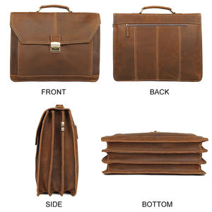 <span class=keywords><strong>Valigetta</strong></span> <span class=keywords><strong>con</strong></span> lucchetto per <span class=keywords><strong>valigetta</strong></span> in vera pelle j. M.D <span class=keywords><strong>con</strong></span> lucchetto a combinazione borsa da ufficio da <span class=keywords><strong>uomo</strong></span> marrone <span class=keywords><strong>valigetta</strong></span> in pelle di cavallo pazzo - Product Image 5