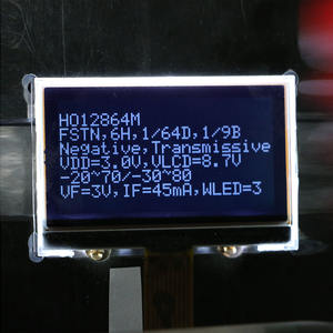 En Existencia, Pantalla LCD de 2.4 Pulgadas con Gráficos de 128x64, Tecnología DFSTN de Oscurecimiento Negativo de 3V, Circuito Integrado de Controlador Gráfico ST7567 - Product Image 1