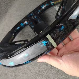 Volant en cuir en fibre de carbone personnalisé adapté à <span class=keywords><strong>Ford</strong></span> <span class=keywords><strong>Mustang</strong></span> 2015 2016 2017 2018 2019 <span class=keywords><strong>2020</strong></span> 2021GT Shelby - Product Image 6