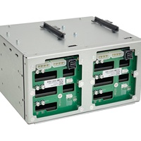 Boîtier MATX- NAS 8 baies noir Mini-ITX Form Châssis de serveur de stockage d'ordinateur SFF8643 Sas Backplane Support remplaçable à chaud FLEX PSU