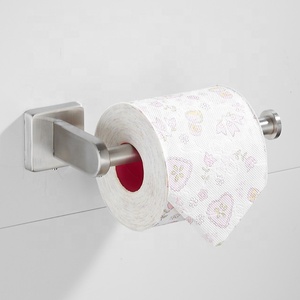 Accessori per il <span class=keywords><strong>Bagno</strong></span> <span class=keywords><strong>Porta</strong></span> <span class=keywords><strong>Asciugamani</strong></span> Autoadesivo in Acciaio Inox Spazzolato <span class=keywords><strong>Porta</strong></span> Rotolo Carta Igienica da Parete - Product Image 2