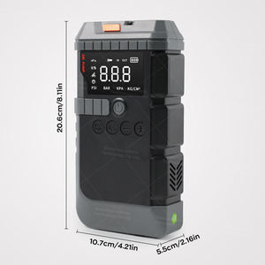 Juhong เครื่องจั๊มสตาร์ทฉุกเฉิน1000A 12V เครื่องอัดอากาศไร้สาย2500mAh 3ฟังก์ชันใน1สำหรับรถยนต์และรถบรรทุก - Product Image 2